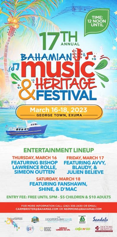 17th Annual Exuma Bahamian Music and Heritage Festival Returns | Exuma ...