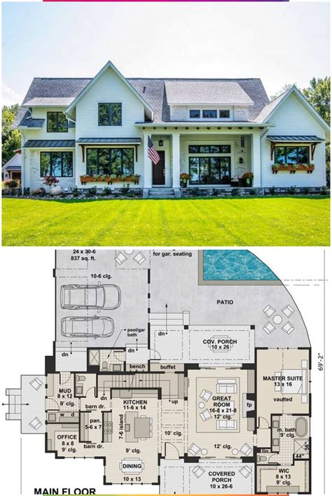 Blog about farmhouse: 2 Story Farmhouse Floor Plans