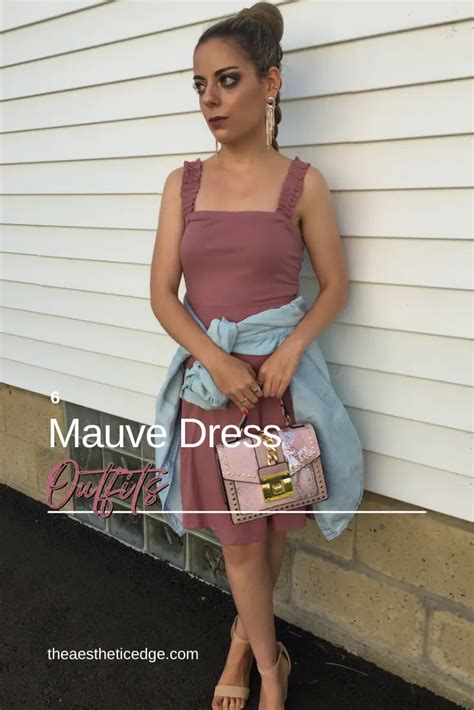 Mauve Dress Outfits: 6 Ideas To Copy Now For Inspiration