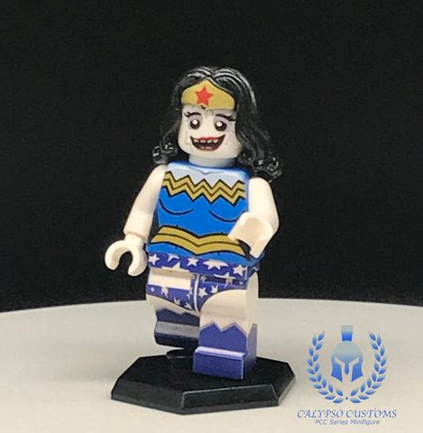 Calypso Customs Bizarro Wonder Woman Custom Printed PCC Series Minifigure