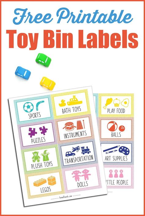 Printable Toy Bin Labels That Are Cute And Free