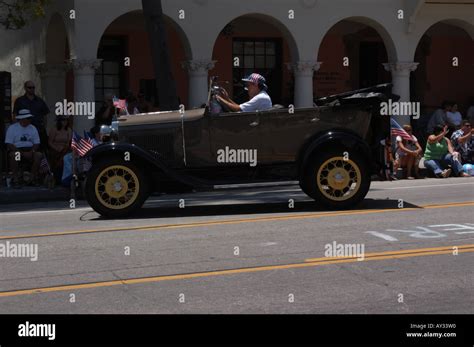 Vintage Ford Convertible Stock Photo - Alamy