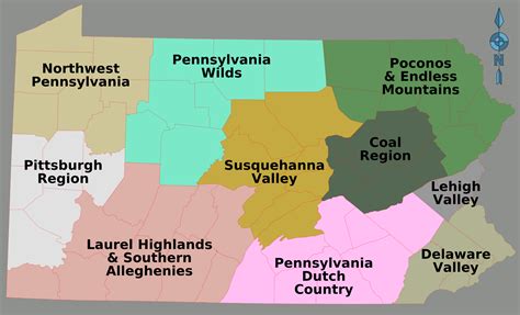 File:Pennsylvania regions map.png - Wikitravel Shared