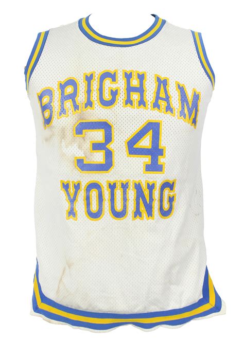 Lot Detail - 1980's BYU Basketball Game Worn Jerseys & Warm Up - Lot of ...