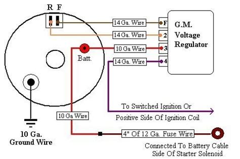 Alternator Wiring Diagram With External Regulator