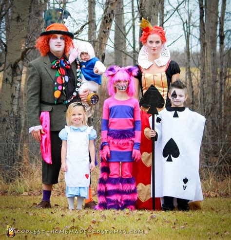 Alice in Wonderland Family Costumes