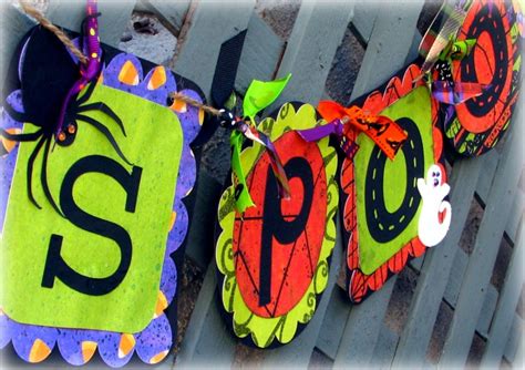 diy Halloween banner. | Fall halloween crafts, Halloween banner, Halloween fun