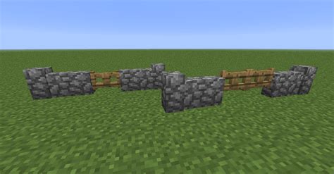 How To Make Stone Fence In Minecraft - cloudshareinfo