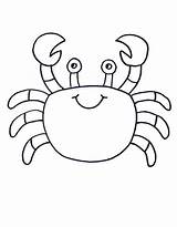 Crab Coloring Pages Free Printable PDF sketch template