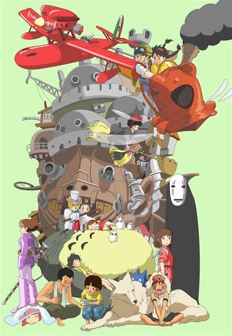 Studio Ghibli collage | Studio ghibli, Ghibli, Anime studio