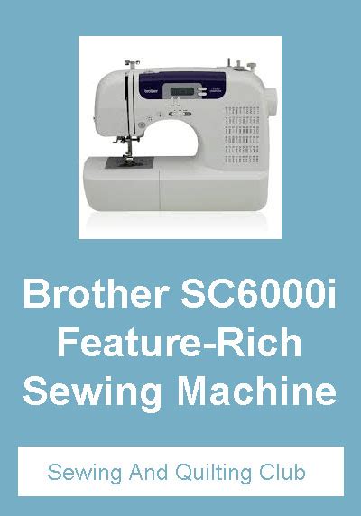 Brother CS6000i Sewing Machine | Sewing & Quilting Club