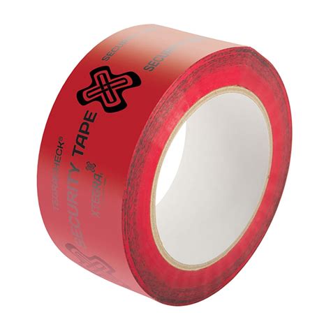 Tamper Evident Security Tape 48mm x 50m - Red - Hub Packaging