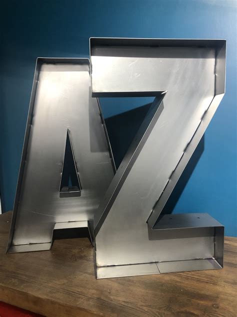 Large 3D Metal Letter, Marquee Letter, Metal Sign Letters, Wall 3D Sign, Initials, Shop Sign ...
