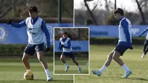 Joao Felix's attempt to play a one-two in Chelsea training sums up ...