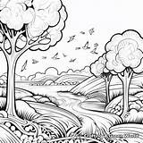 Nature Coloring Pages For Adults  Free & Printable sketch template