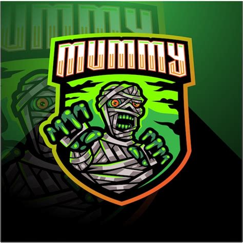 Premium Vector | Mummy mascot logo