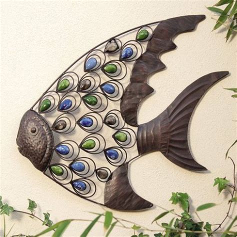 Tropical Fish Wall Art Garden Sculpture By Garden Selections ...