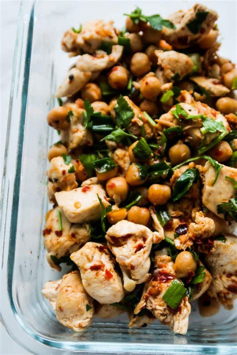 15-Minute High-Protein Spicy Chicken & Chickpeas Recipe (GF) - Her Highness, Hungry Me | Recipe ...