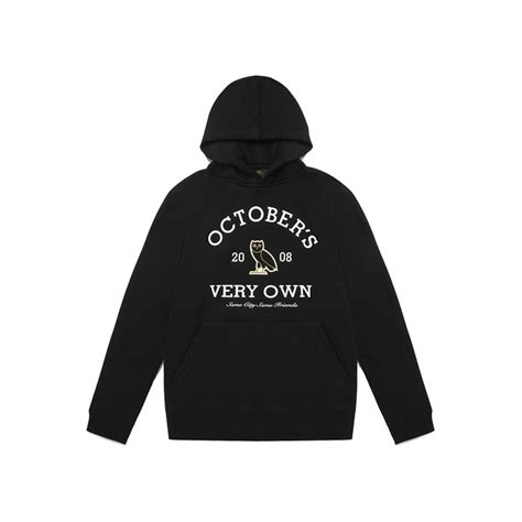 Ovo Collegiate Hoodie (Fw20) BlackOvo Collegiate Hoodie (Fw20) Black ...