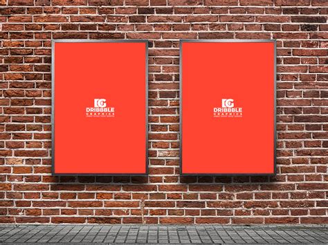 Outdoor Street Poster Mockup - Free Mockup World