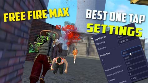 Free Fire Max pc Best Headshot Settings | Bluestacks 5 Free Fire Max Tweak 2 Sensitivity ...