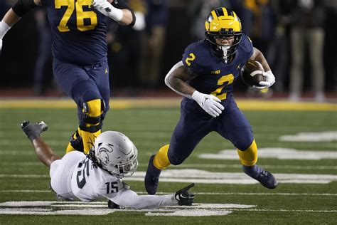 Heisman hopeful Blake Corum leads No. 3 Michigan vs Nebraska | AP News