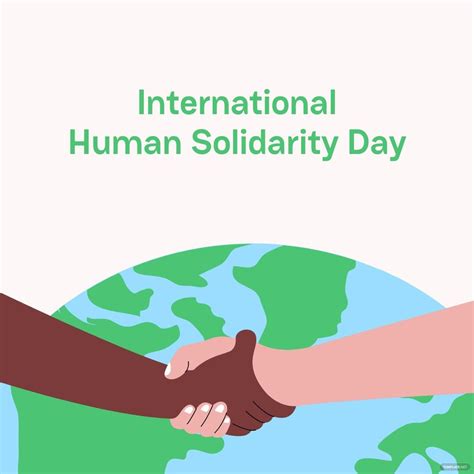 Free International Human Solidarity Day Vector - Download in Illustrator, PSD, EPS, SVG, JPG ...