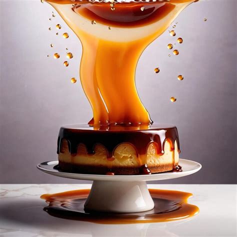 Premium AI Image | Creme caramel flan pudding dessert with sauce