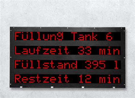 Digital Text Displays and Multiline Alphanumeric Boards – GS Industrie Elektronik GmbH