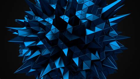 4K Blue Polygon Wallpapers - Top Free 4K Blue Polygon Backgrounds - WallpaperAccess