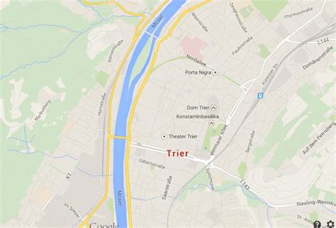 Map of Trier