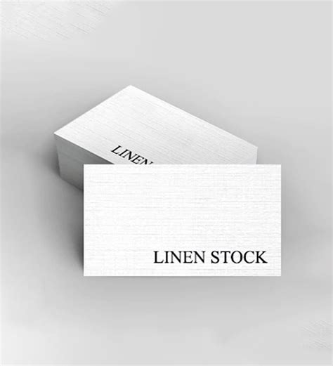 Linen Paper Business Cards - Claws Printers