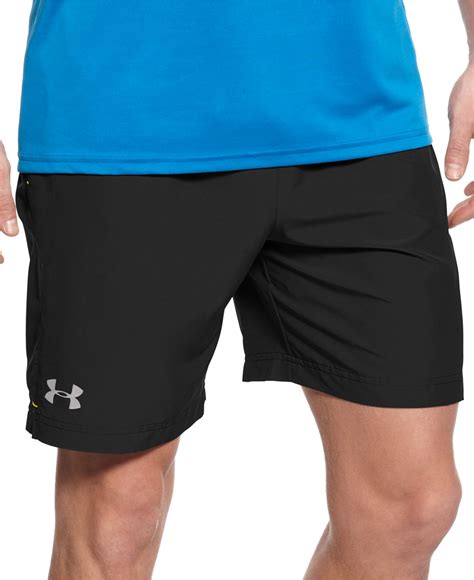 Under armour Escape 7 Solid Running Shorts in Black for Men | Lyst