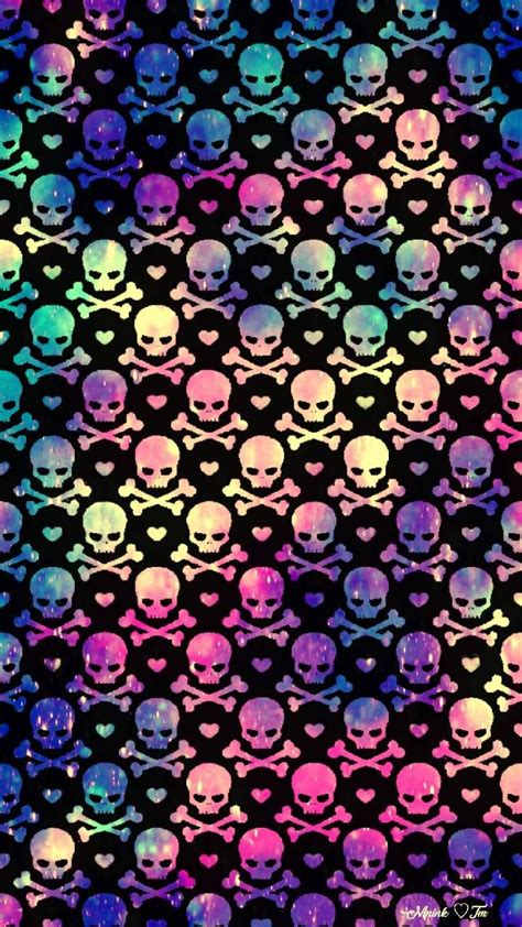 🔥 [30+] Glitter Skull Wallpapers | WallpaperSafari