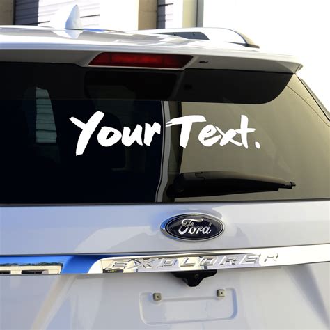 CUSTOM TEXT • Custom Vinyl Stickers / Decals • Vinyl Sickness