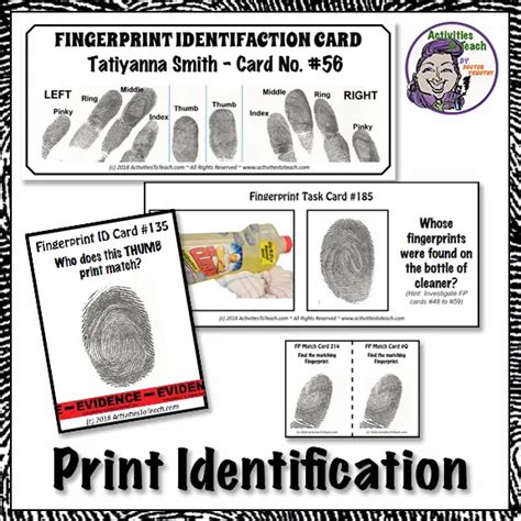 Middle School Forensics: Pattern Evidence - Fingerprints - Activities to Teach