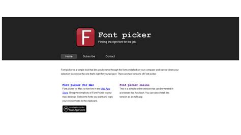 Katia De Miguel: Font Picker - Choose the right font