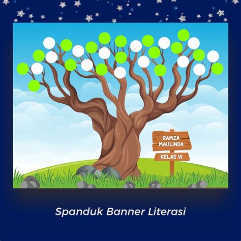 Jual Spanduk Banner Pohon Literasi Sekolah | Shopee Indonesia