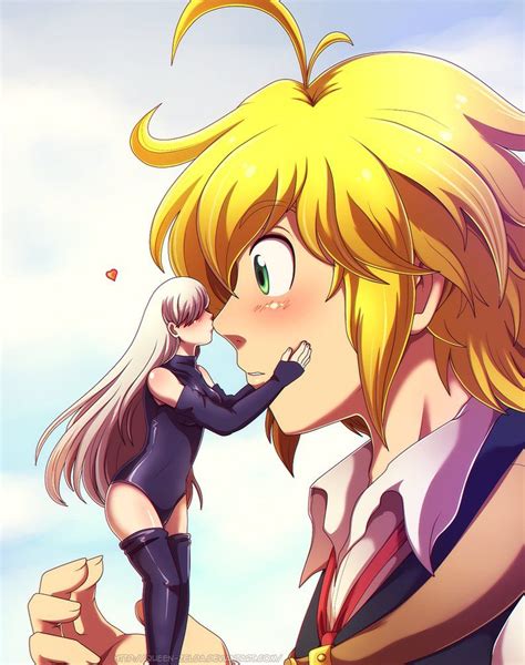 elizabeth and meliodas kiss - Google Search | 7deadly sins | Nanatsu, Meliodas e Naruto