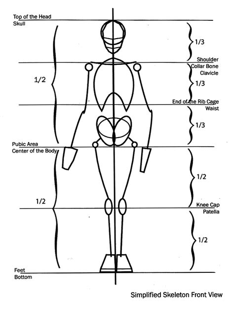 Illustration 2: Figure Drawing Proportion Guides