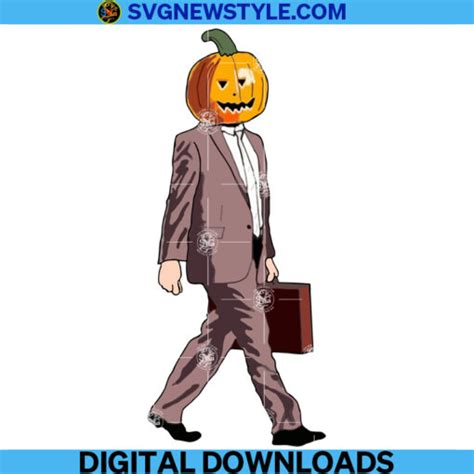 Dwight Pumpkin Head Png, The Office TV Series Show Png, Pumpkin ...