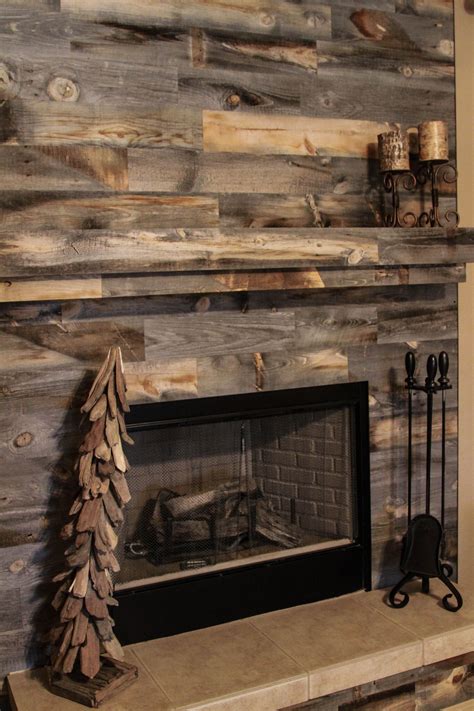 Reclaimed Weathered Wood Wood Planks | Stikwood | Wood fireplace surrounds, Reclaimed wood ...