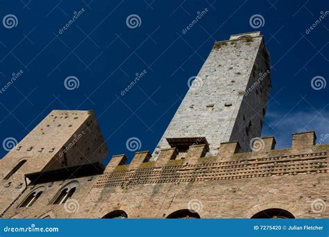 Towers in San Gimignano stock photo. Image of building - 7275420