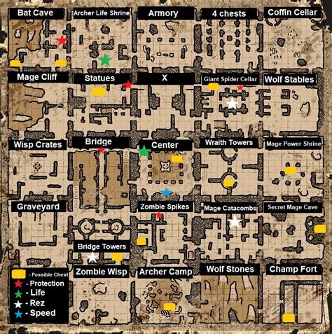 Ruins Map with callouts my crew uses : r/DarkAndDarker