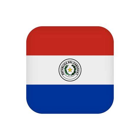 Paraguay flag, official colors. Vector illustration. 10420797 Vector Art at Vecteezy