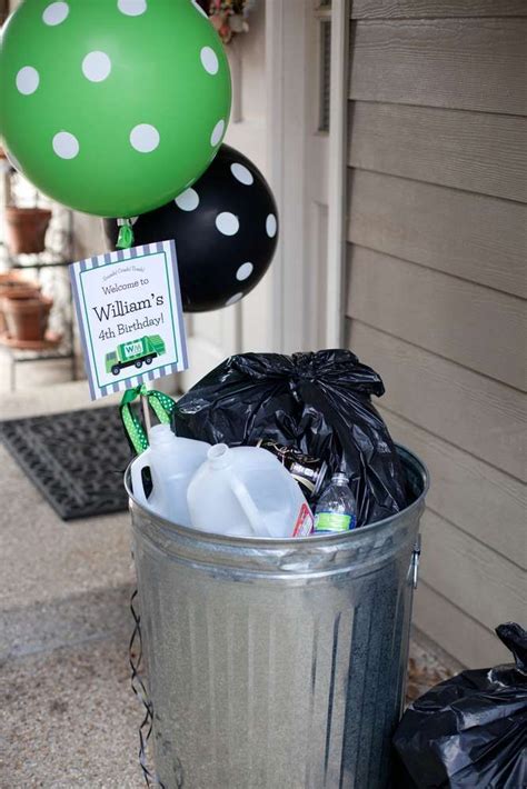 Garbage Truck Birthday Party Ideas | Photo 1 of 48 | Dump truck ...