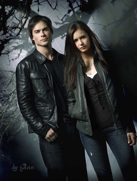 damon salvatore & elena gilbert - The Vampire Diaries Photo (10252540 ...