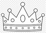 Crown Coloring King Princess Pages Crowns Template Drawing Print Color  sketch template