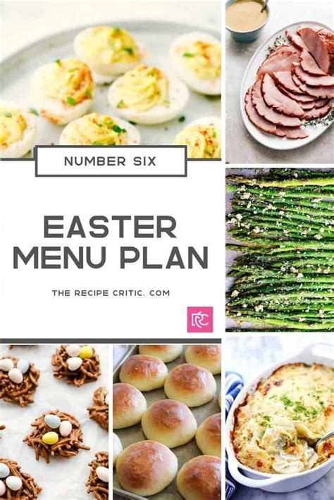 Delicious and Easy Easter Menu Plan