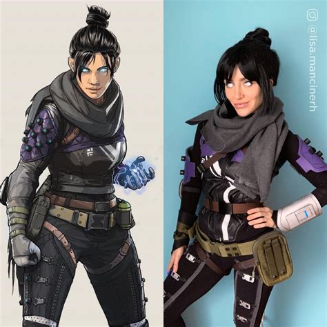 My final Wraith cosplay comparison! : apexlegends